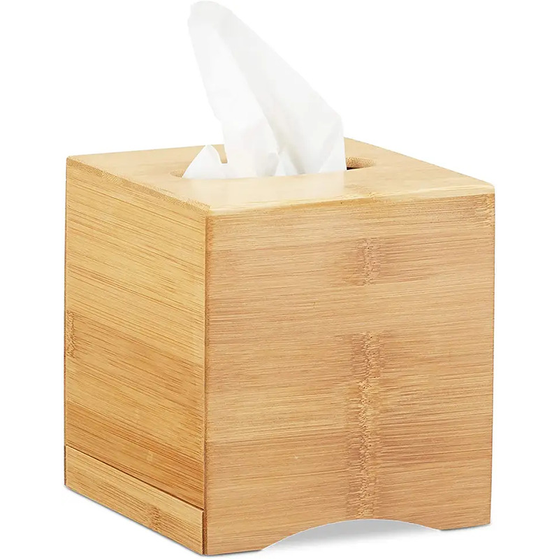 Bamboo Cosmetic Tissue Dispenser