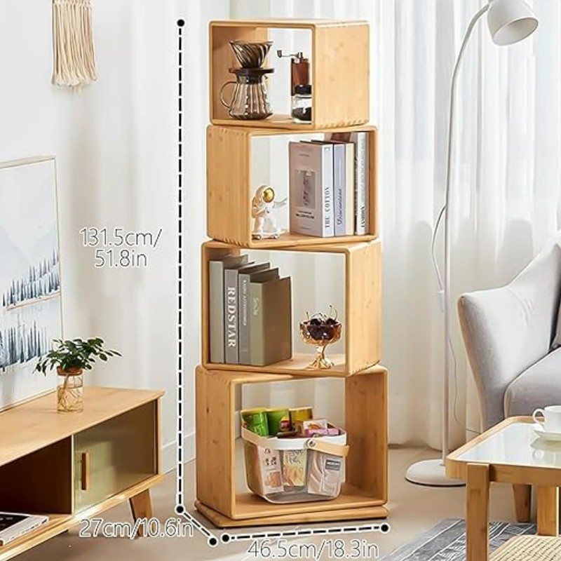 Bamboe bureau boekenplank opslag organizer display plank rack aanrecht platforms boek staan ​​planken tabletop boekenkast voor thuiskantoor
